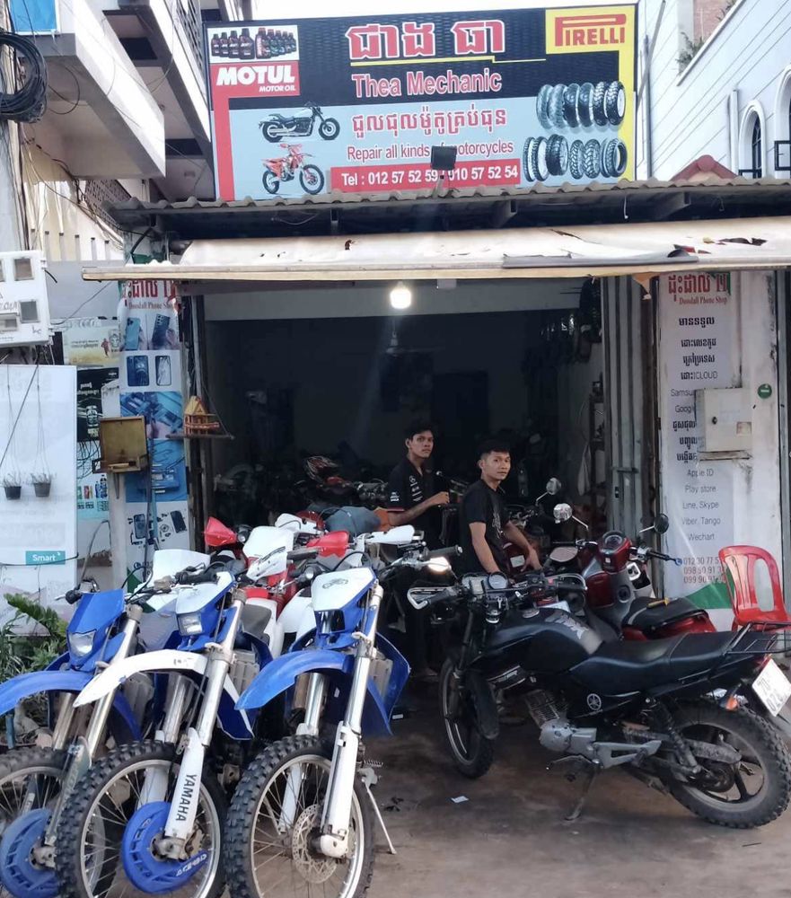 Bikes at the shop